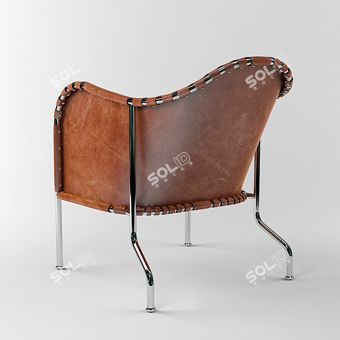 Sleek Scandinavian Design: BRUNO Chair 3D model image 2