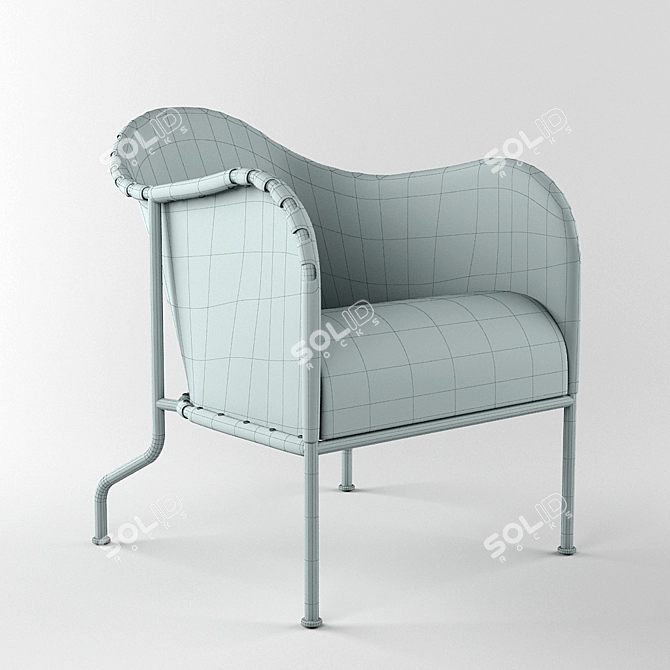 Sleek Scandinavian Design: BRUNO Chair 3D model image 3