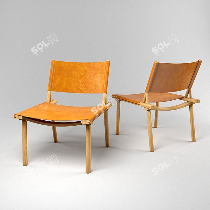 Elegance Redefined: December Chair Nikari 3D model image 1