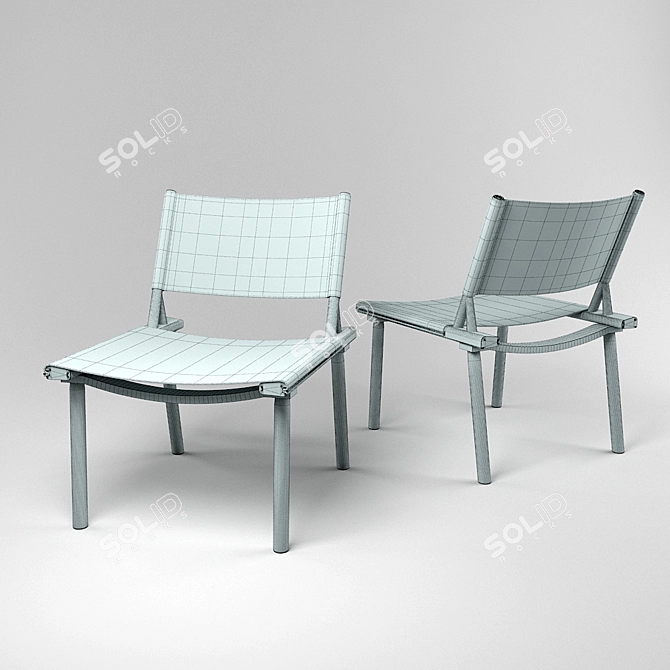 Elegance Redefined: December Chair Nikari 3D model image 3