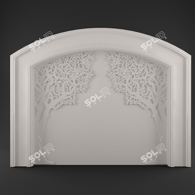 Nature-inspired Wall Decal 3D model image 1