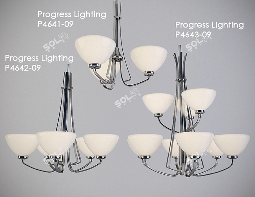 Progress Lighting Pendant Lights 3D model image 1