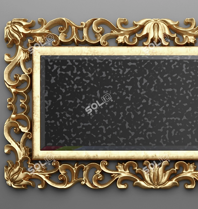 Reflecta: Elegant Wall Mirror 3D model image 2