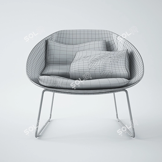 Shito: Stylish and Comfortable Chair 3D model image 2