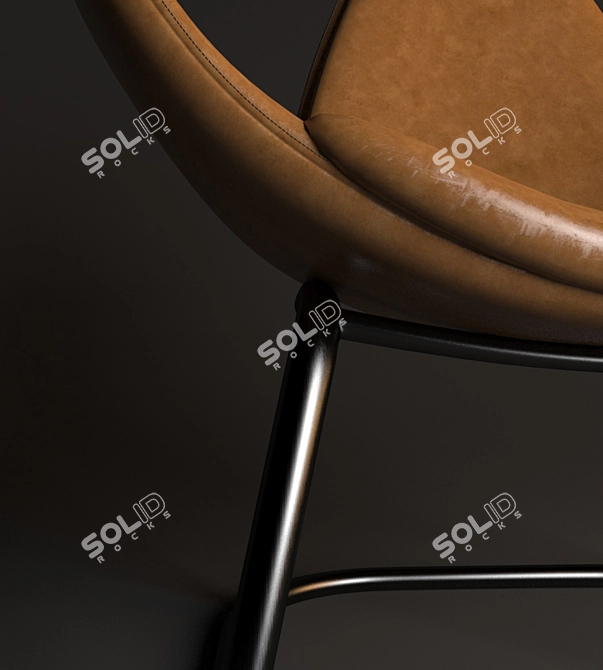 Cozy Haven Armchair 3D model image 3