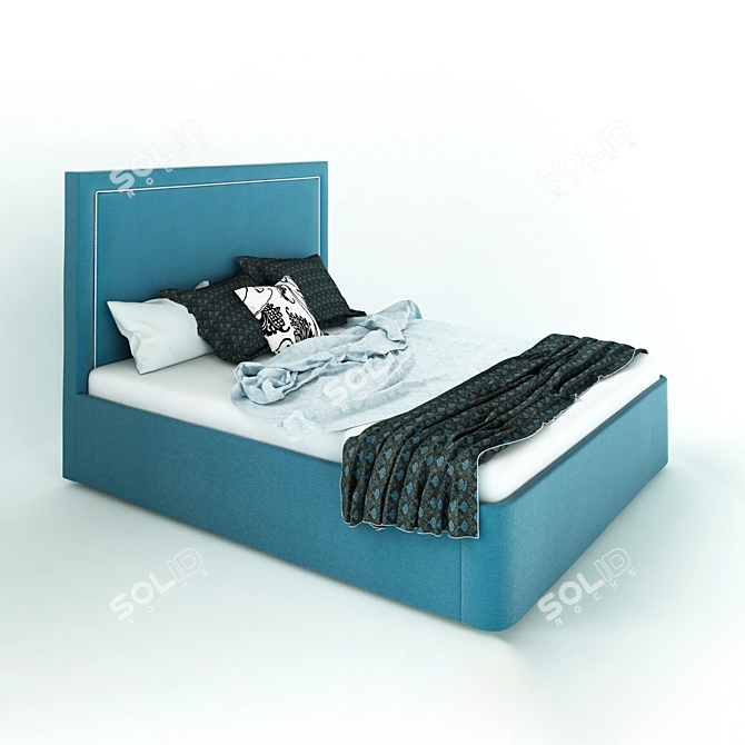Brooklyn Bed by Homemotions 3D model image 1
