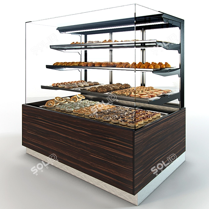 Chilled Pastry Display 3D model image 3