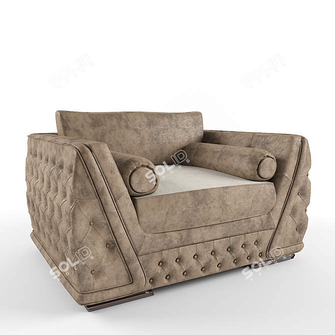 Zanaboni Giada Armchair 3D model image 1
