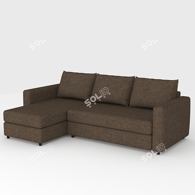 Dreamberg Sofa - Russian-Made 3D Textured Model 3D model image 1