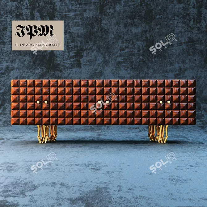 IL PEZZO 10 | Elegant Living Room Cupboard 3D model image 2