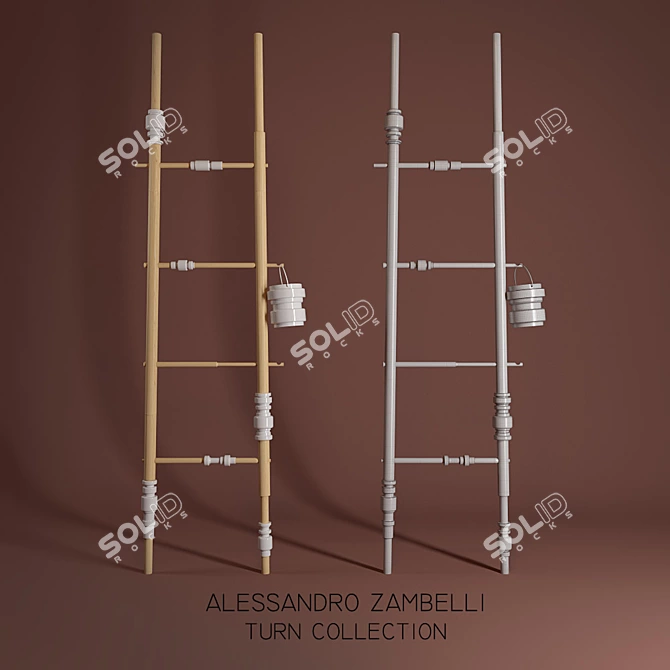 Modern Elegance: Turn Collection Alessandro Zambelli 3D model image 1