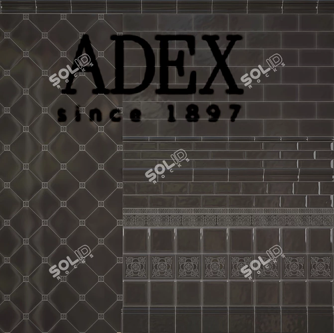 Adex Timberline Studio: Exquisite Timber Tiles 3D model image 1