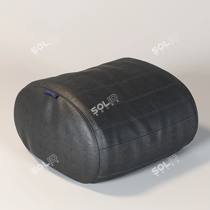 Title: Elegant Fiorenze PU Leather Sofa 3D model image 1