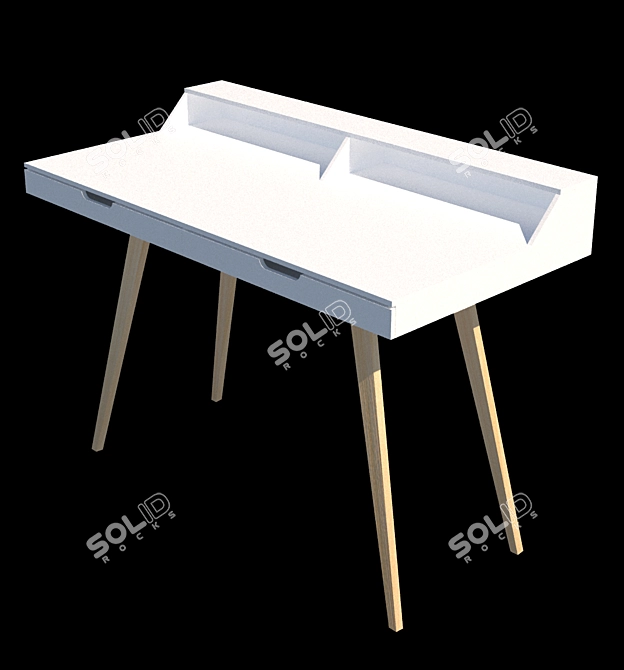 Modern Mömax Desk: Durham 3D model image 1