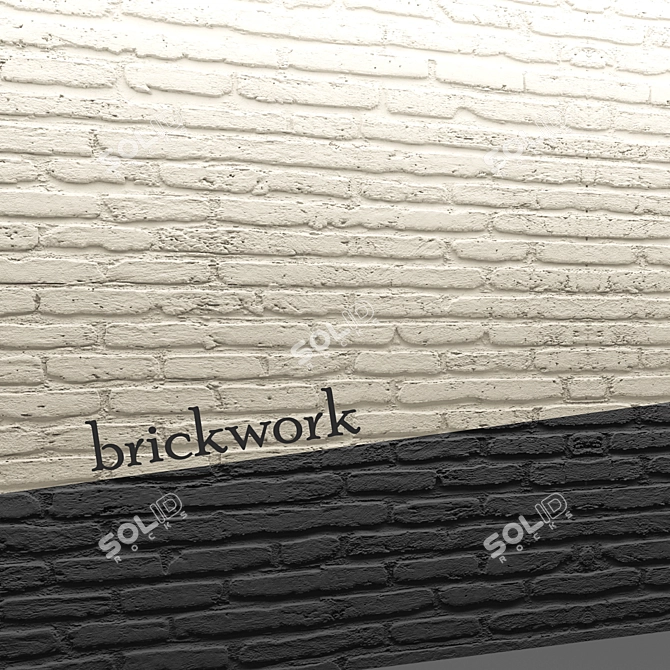 Antique Bricklaying: Vintage Charm for Your Space 3D model image 2