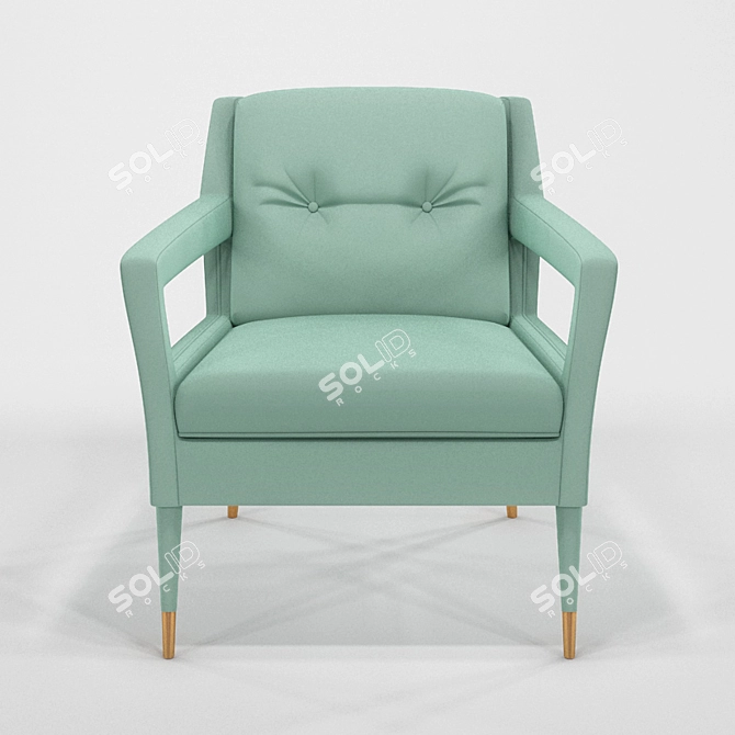 Sleek Low Poly Stack 3D model image 1