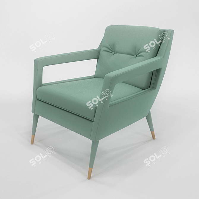 Sleek Low Poly Stack 3D model image 2