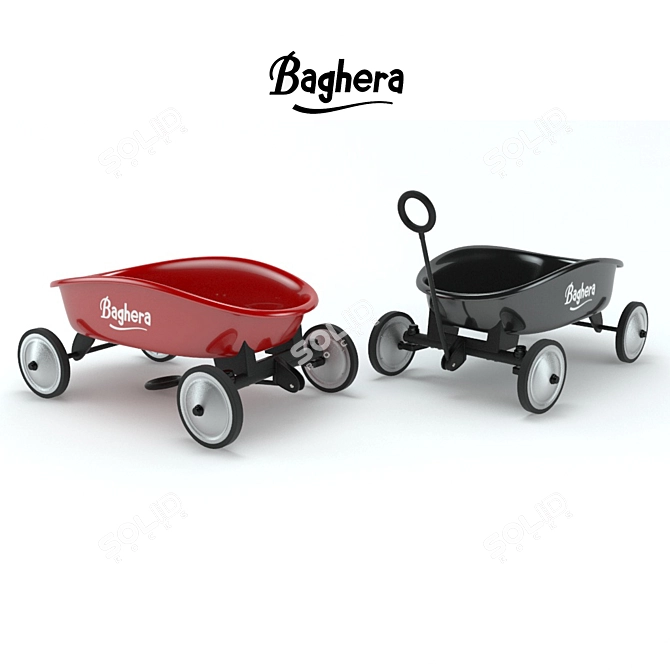 Baghera Toy Wagon 3D model image 1