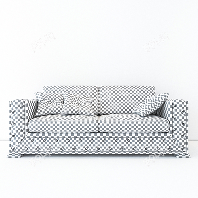 Sleek Miami Sofa: Comfort & Style 3D model image 3