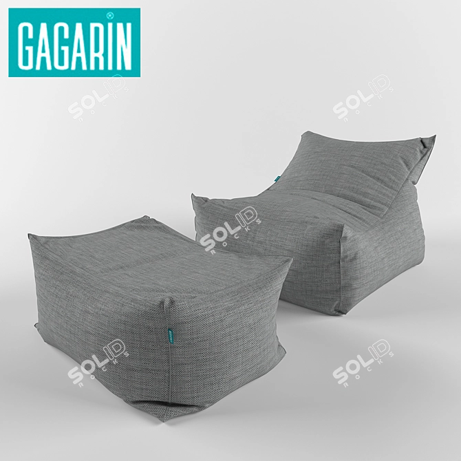 Gagarin Saturn: Comfortable Ukrainian Furniture 3D model image 1