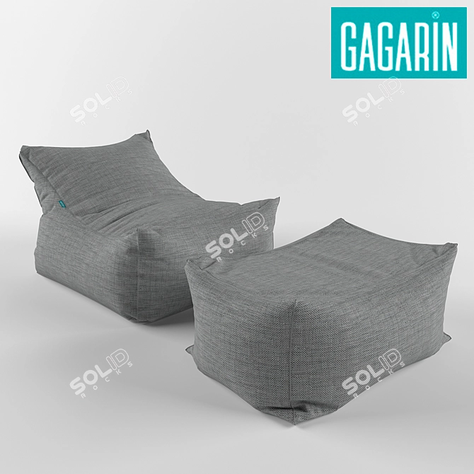 Gagarin Saturn: Comfortable Ukrainian Furniture 3D model image 2