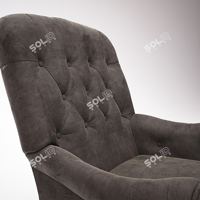 Elegant Dorset Armchair Set 3D model image 2