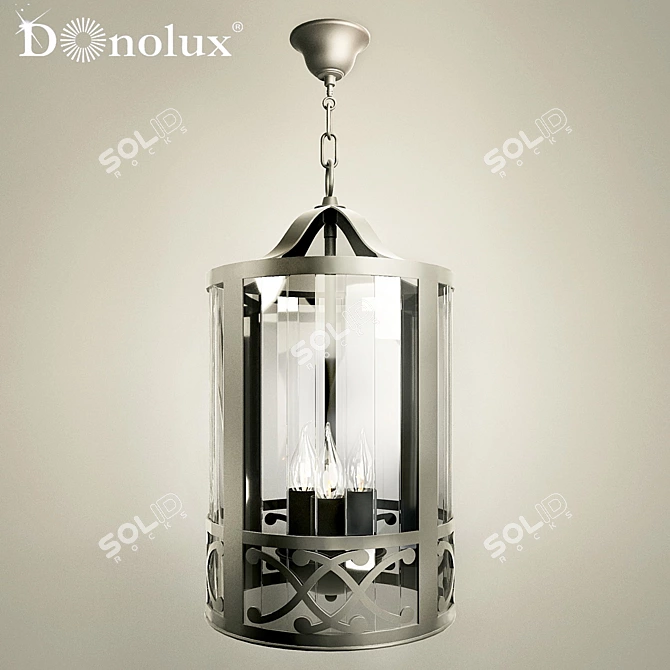 Donolux S110173/3 Pendant Light 3D model image 1