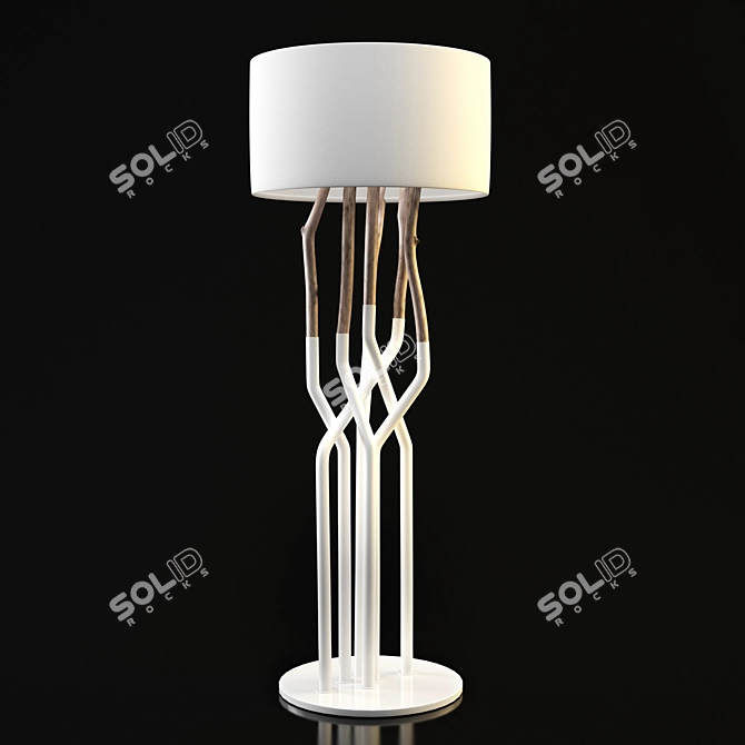 Lumière Bleue: Stylish and Functional 3D model image 1