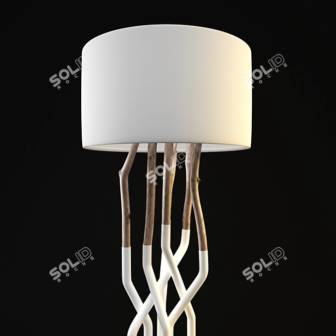 Lumière Bleue: Stylish and Functional 3D model image 2