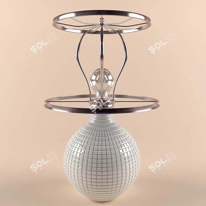 Elegant Dalton Table Lamp 3D model image 3