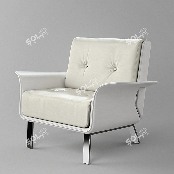 Covre ART. 840 Unwrap Armchair 3D model image 1