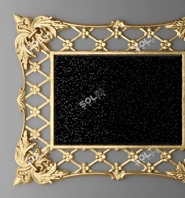 Sleek Renewed Mirror 3D model image 2