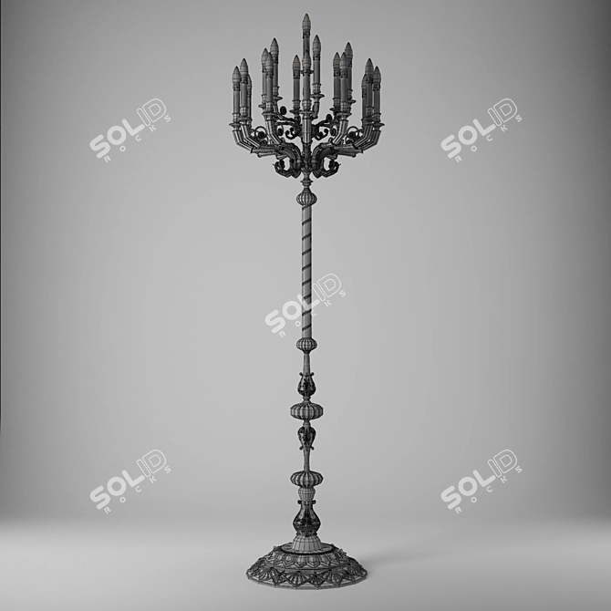 G.Moscatteli Floor Lamp - Sleek and Stylish Lighting 3D model image 5