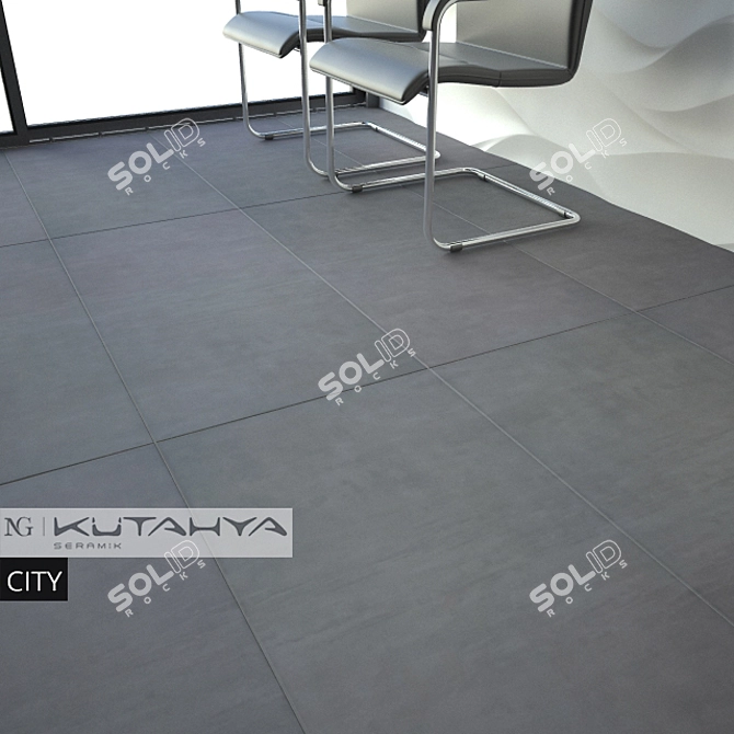 Modern City Ceramic Tiles 3D model image 2