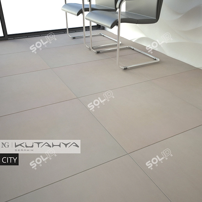 Modern City Ceramic Tiles 3D model image 3