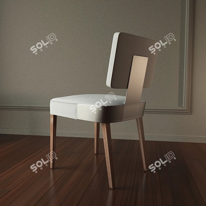 Soft Focus Stool by Costantini Pietro: Elegant and Comfortable 3D model image 2