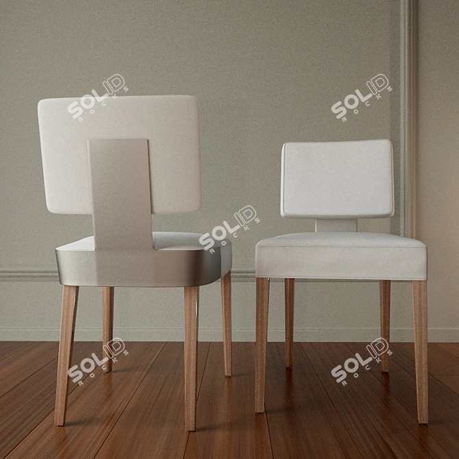 Soft Focus Stool by Costantini Pietro: Elegant and Comfortable 3D model image 3