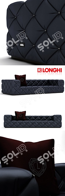 Fratelli Longhi Must Luxury Sofa 3D model image 1