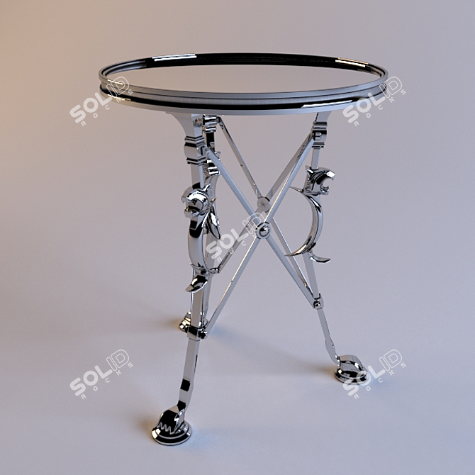 Elegant Eichholtz Belfort Side Table 3D model image 1