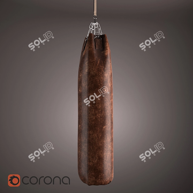 Heavy Duty Punching Bag - 450mm Diameter, 1500mm Height 3D model image 1