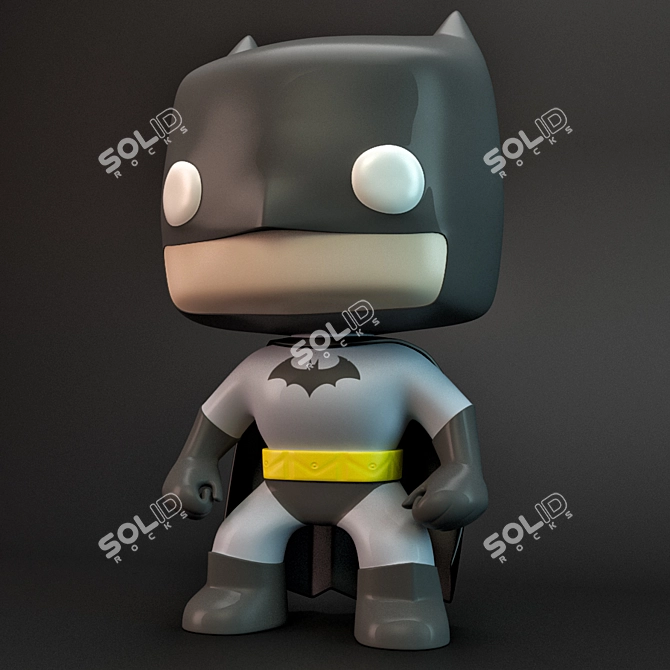 Dynamic Batman Pop Figure 3D model image 2