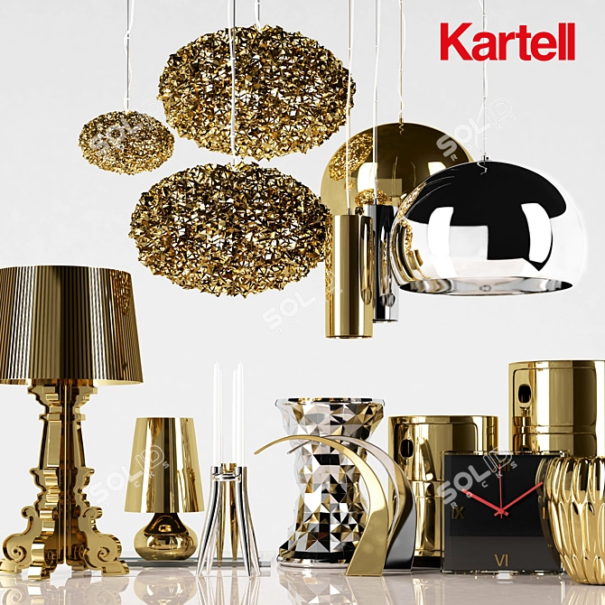 Kartell Décor: Modern Elegance for Your Home 3D model image 1