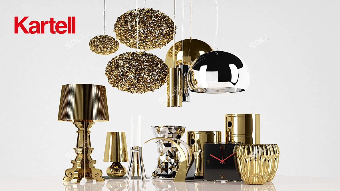 Kartell Décor: Modern Elegance for Your Home 3D model image 2