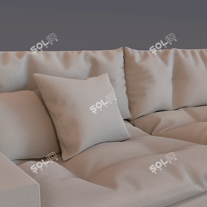 Bonaldo Avarit Sofa: Versatile and Stunning 3D model image 2