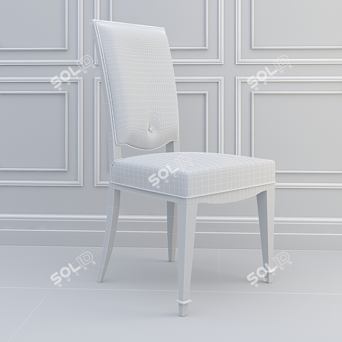 Modern Classic Dining Chair 3D model image 2