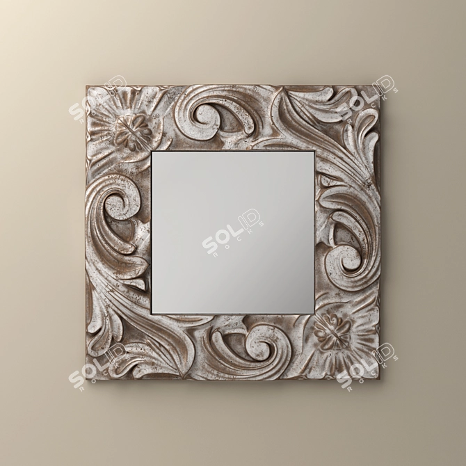 Ravishing Redwood Mirror 3D model image 2