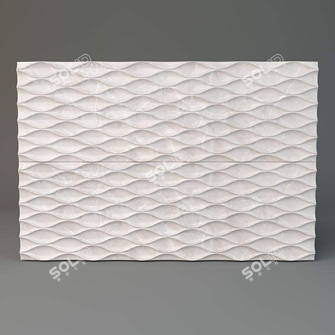 Richmond Structured Ceramic Tile 3D model image 1