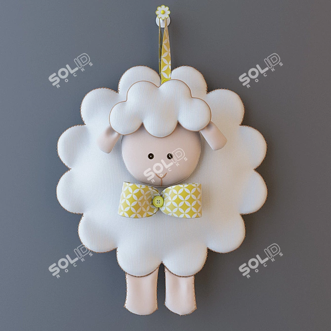Sheep Wall Decor, 50cm | 35cm 3D model image 1
