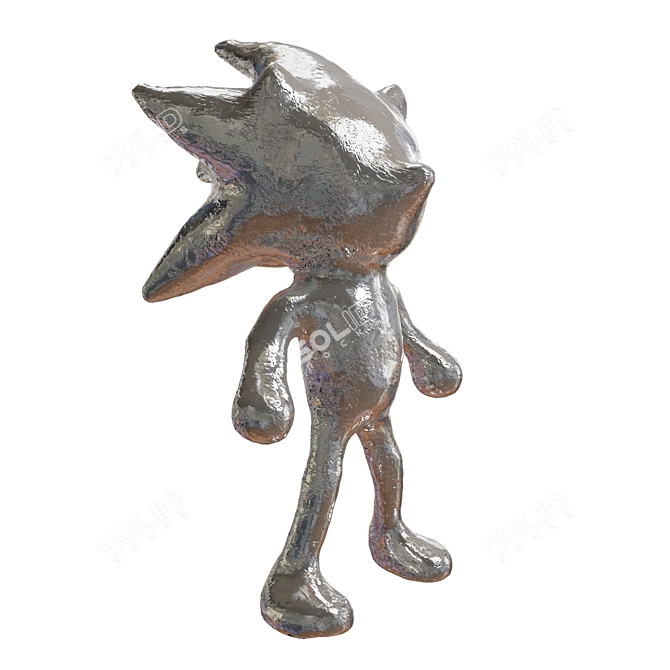 Sonic Sculpture: Decorate with 11730 Polygon Animals 3D model image 1