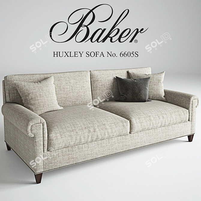 Huxley Sofa: Sleek and Stylish! 3D model image 1